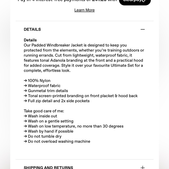 Adanola Padded Windbreaker Jacket - Picture 8 of 8